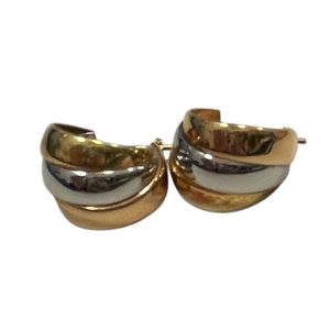 K18/Pt900　イヤリング