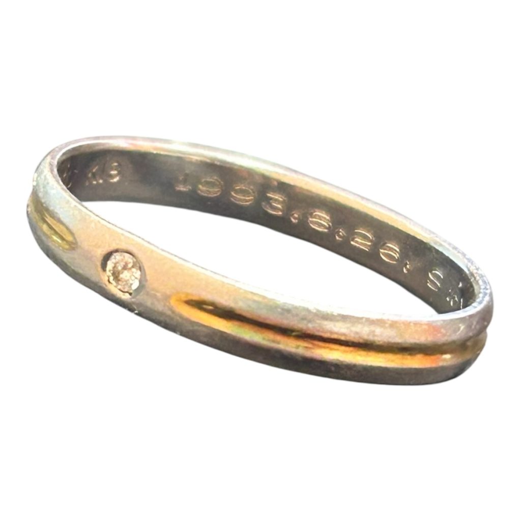 K18 Pt900 プラチナベースコンビリング　買取り