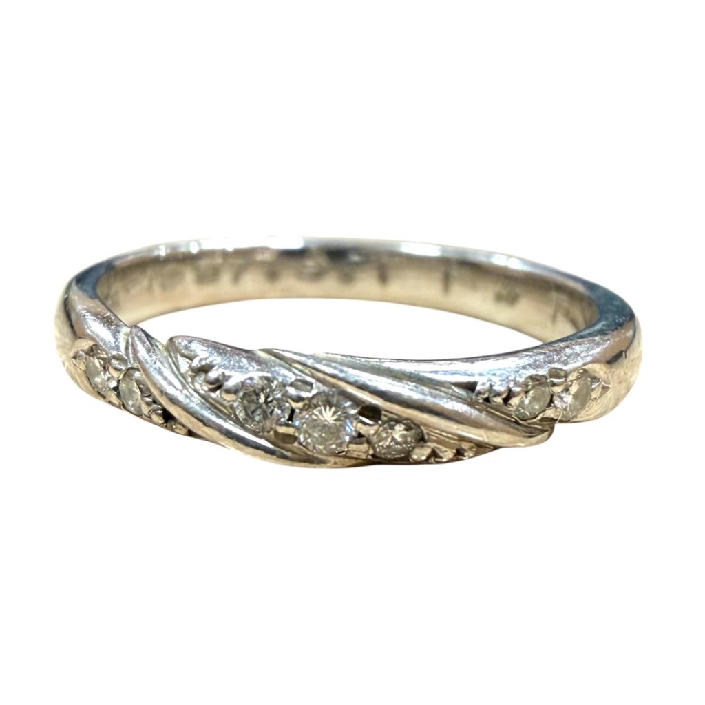 Pt900 プラチナ900 メレダイヤ リング 山形市