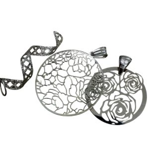 K18WG ホワイトゴールド ネックレストップ おまとめ買取