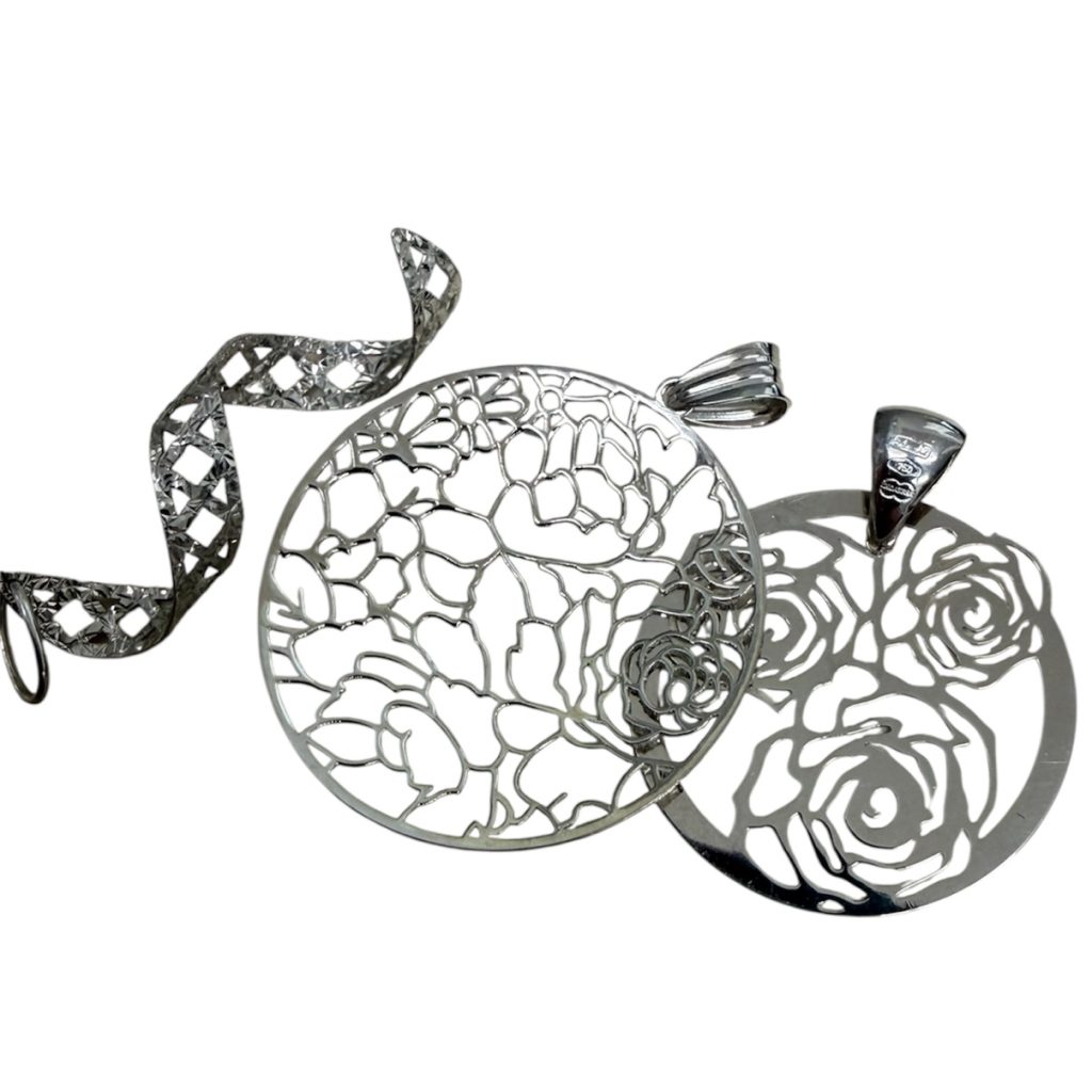 K18WG ホワイトゴールド ネックレストップ おまとめ買取