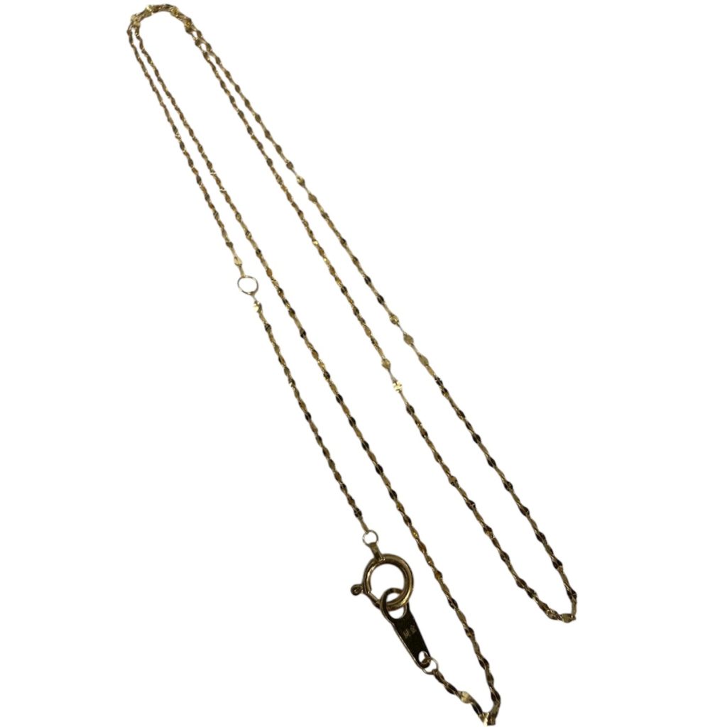 函館市 K18 ネックレス 石なし お買取り