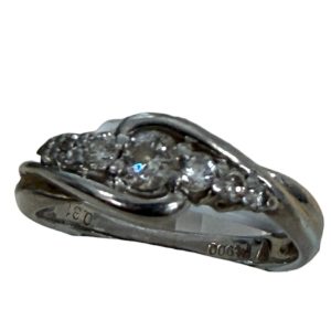 函館市 Pt900 ダイヤモンドリング プラチナジュエリー