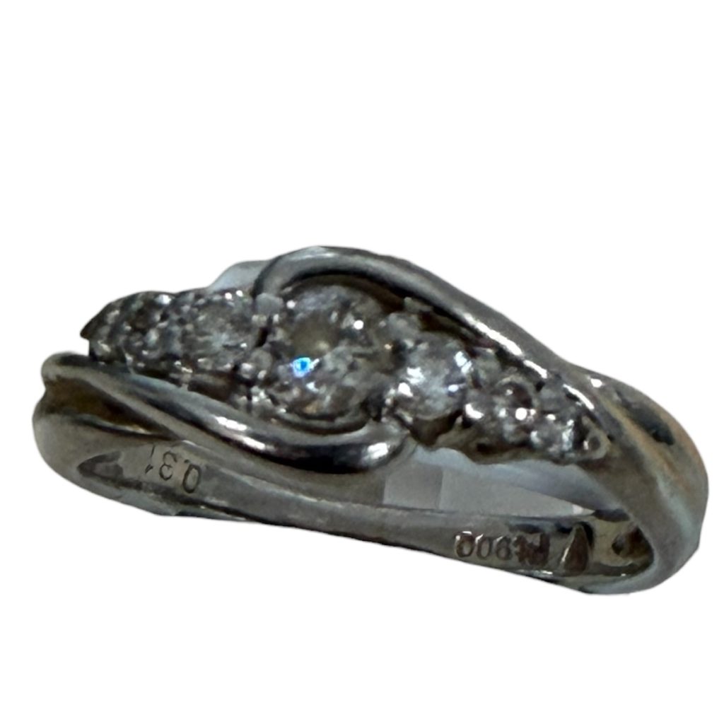 函館市 Pt900 ダイヤモンドリング プラチナジュエリー