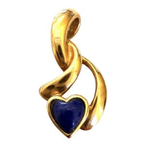 K9 ネックレストップ サファイア石付き 札幌市北区新川