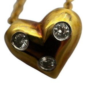 Tiffany　ドッツハートネックレス