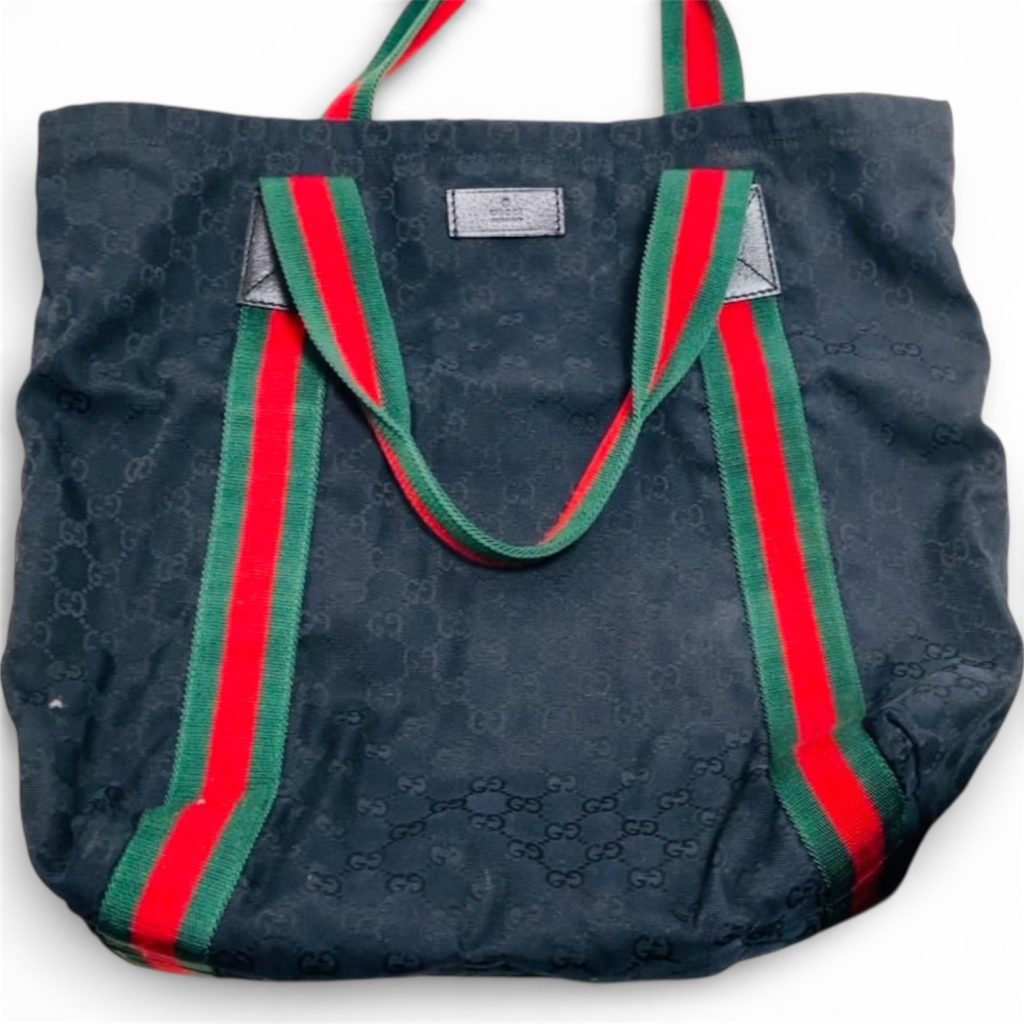 グッチ（GUCCI）GGキャンバス シェリーライン トートバッグ