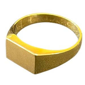 18金 K18 印台リング 指輪