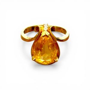 K18 トパーズ リング