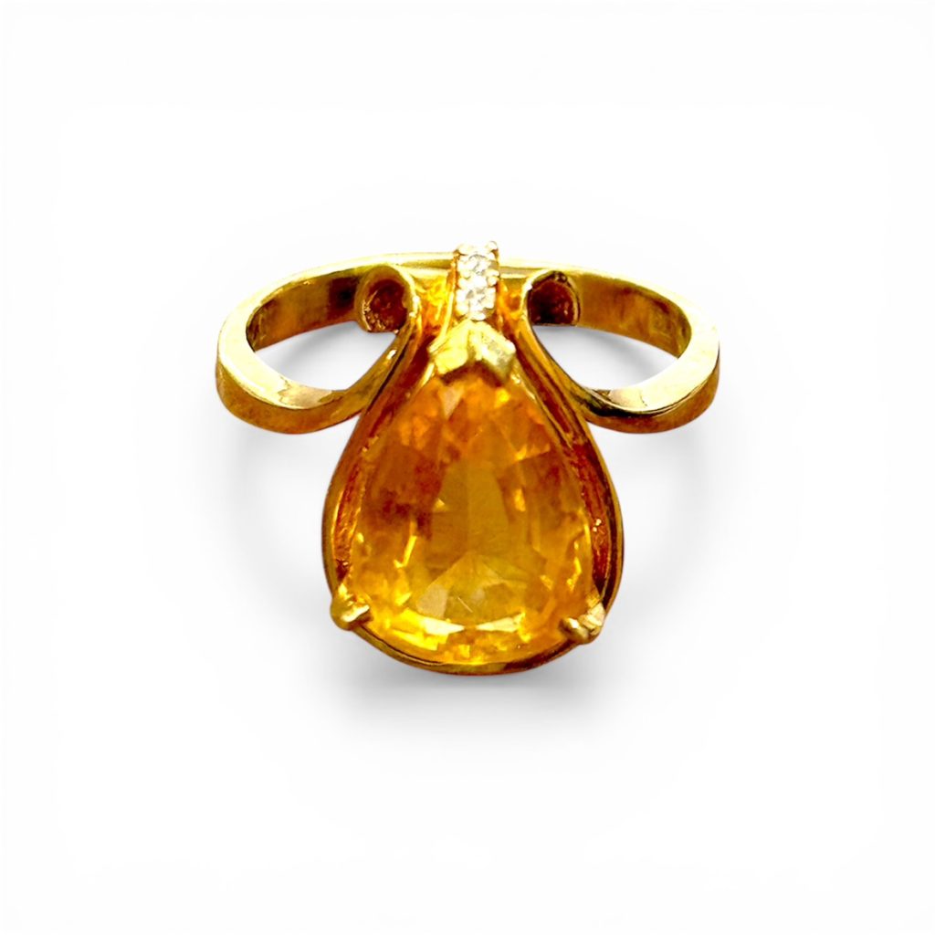 K18 トパーズ リング