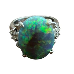 Pt900 オパールリング