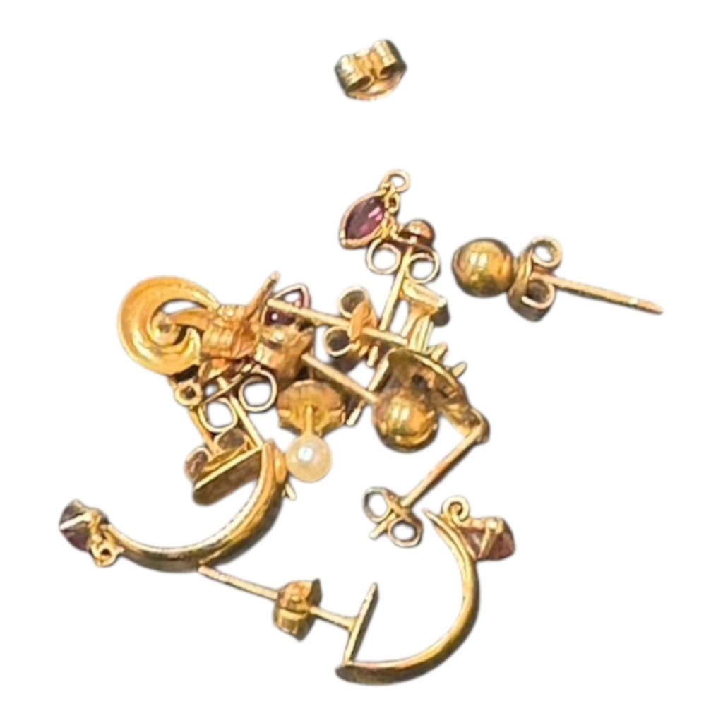 K18 / K10 ピアスまとめ（刻印あり）