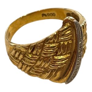 【貴金属】K18  Pt900　コンビ　(18金 プラチナ900　コンビ)　リング　指輪　ジュエリー アクセサリー