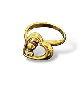 【メレダイヤ リング】K18 18金 750