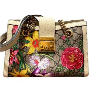 GUCCI フローラ GGスプリーム チェーンショルダーバッグ