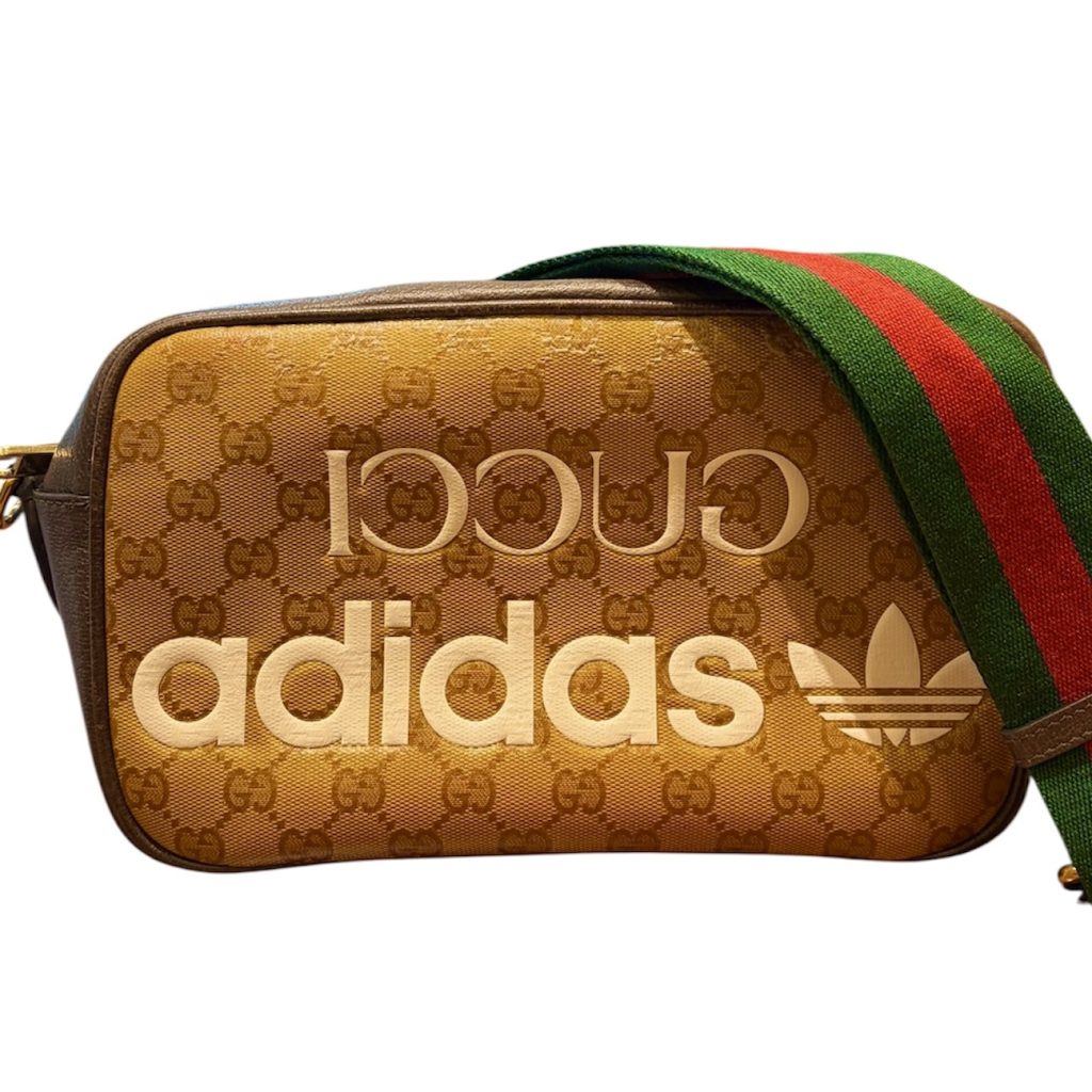 GUCCI × adidas GGキャンバス ショルダーバッグ