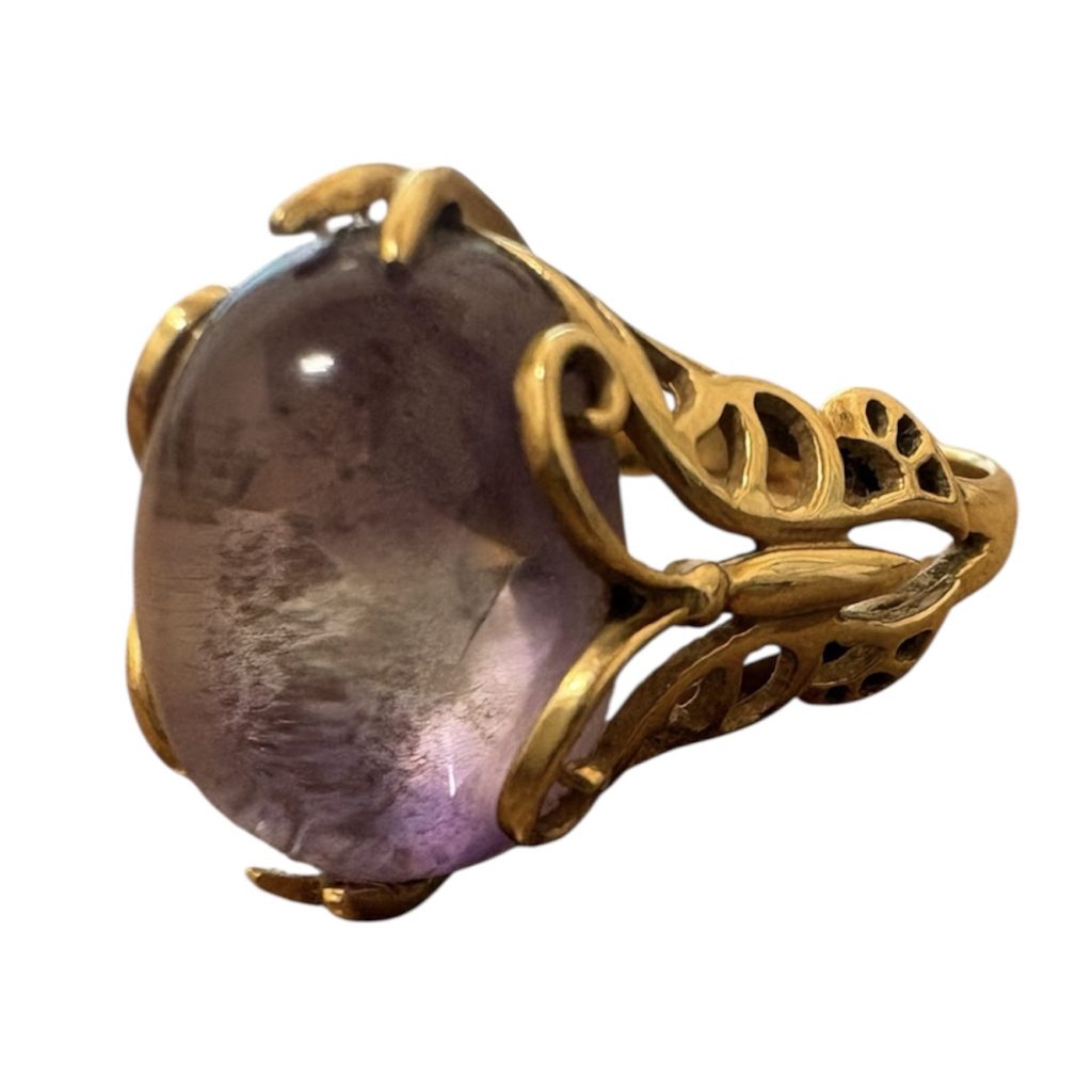 K18 ( 18金 )　リング 石付き