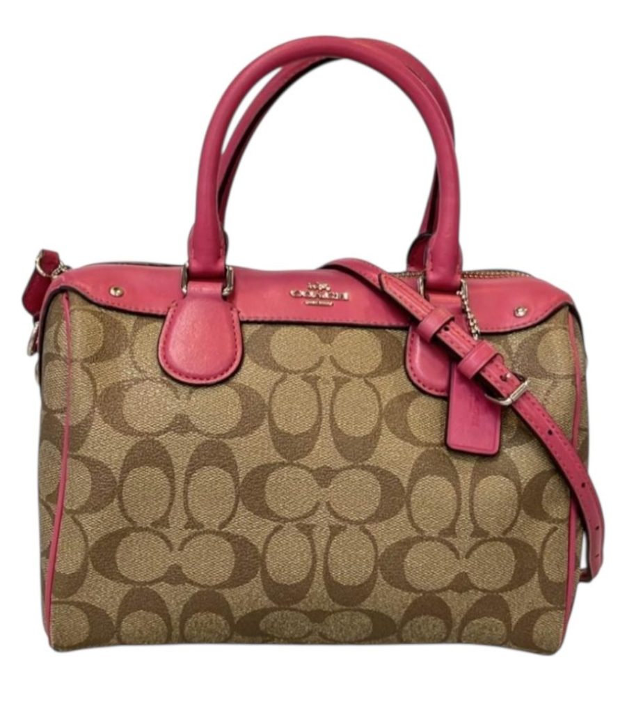 コーチ 2WAY ハンドバッグ ショルダーバッグ 斜め掛け シグネチャー F58312