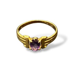 【アメジスト リング】K18 18金 750