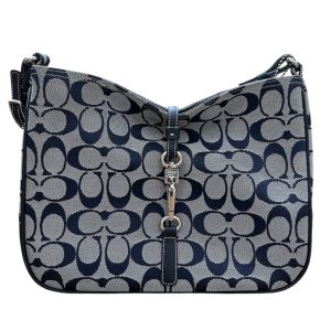 コーチ COACH シグネチャー ソフトクリップ ホーボー バッグ