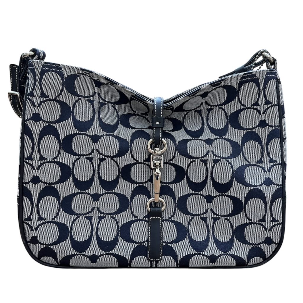 コーチ COACH シグネチャー ソフトクリップ ホーボー バッグ