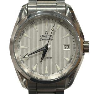 【OMEGA オメガ シーマスター/時計・アクアテラ・150M・白文字盤・メンズ・レディース】
