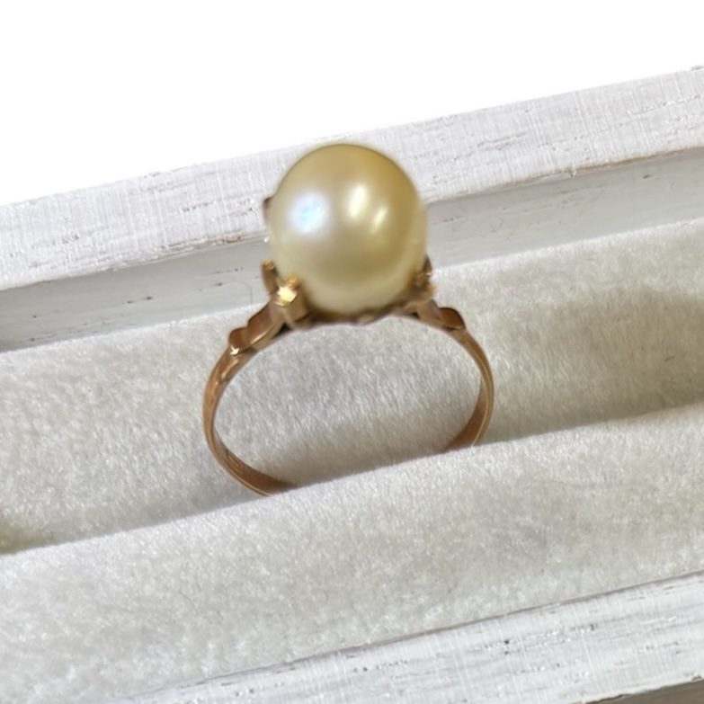 K18 18金 金 ゴールド パール リング アクセサリー ジュエリー 貴金属