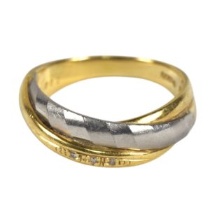 K18/Pt900 コンビリング