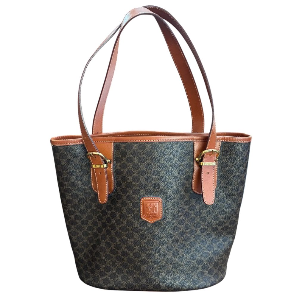 CELINE セリーヌ マカダム柄 ショルダーバッグ