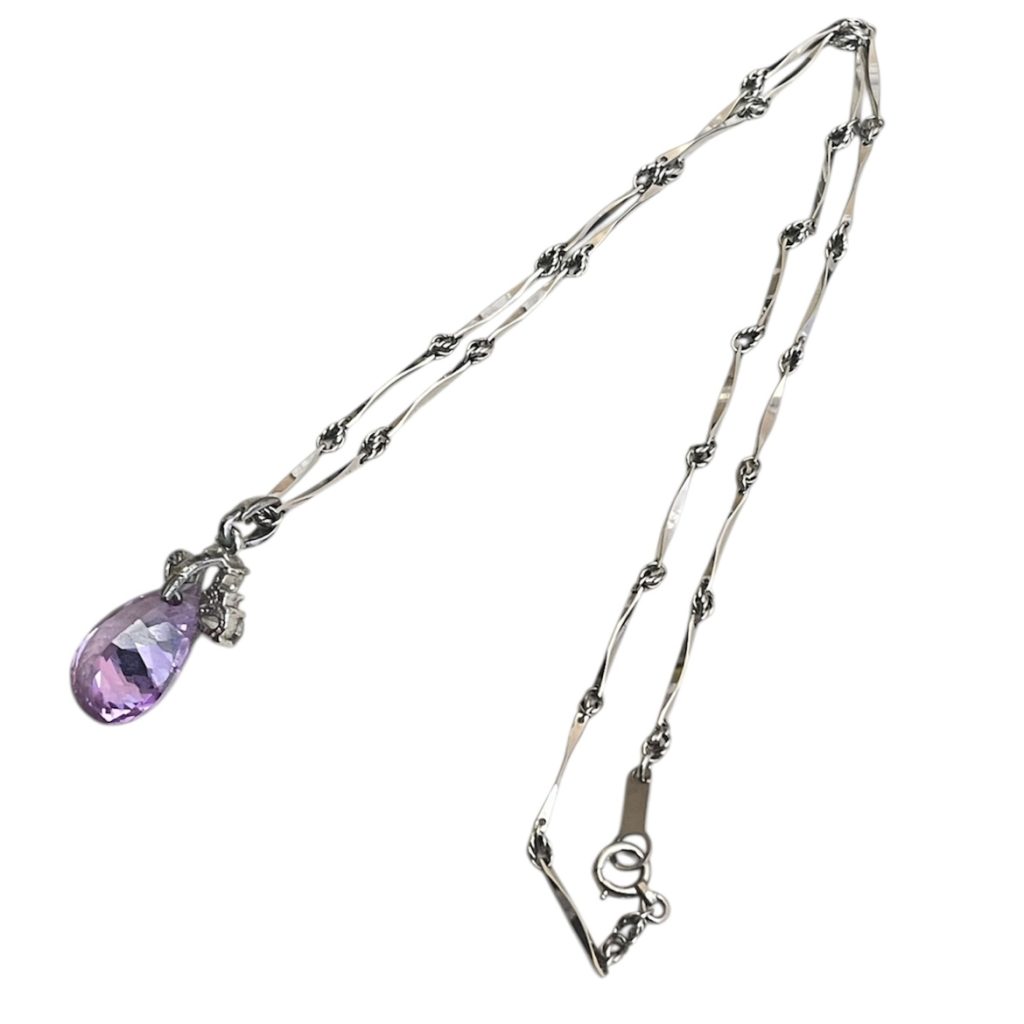 Pt850 アメジストネックレス　プラチナアクセサリー