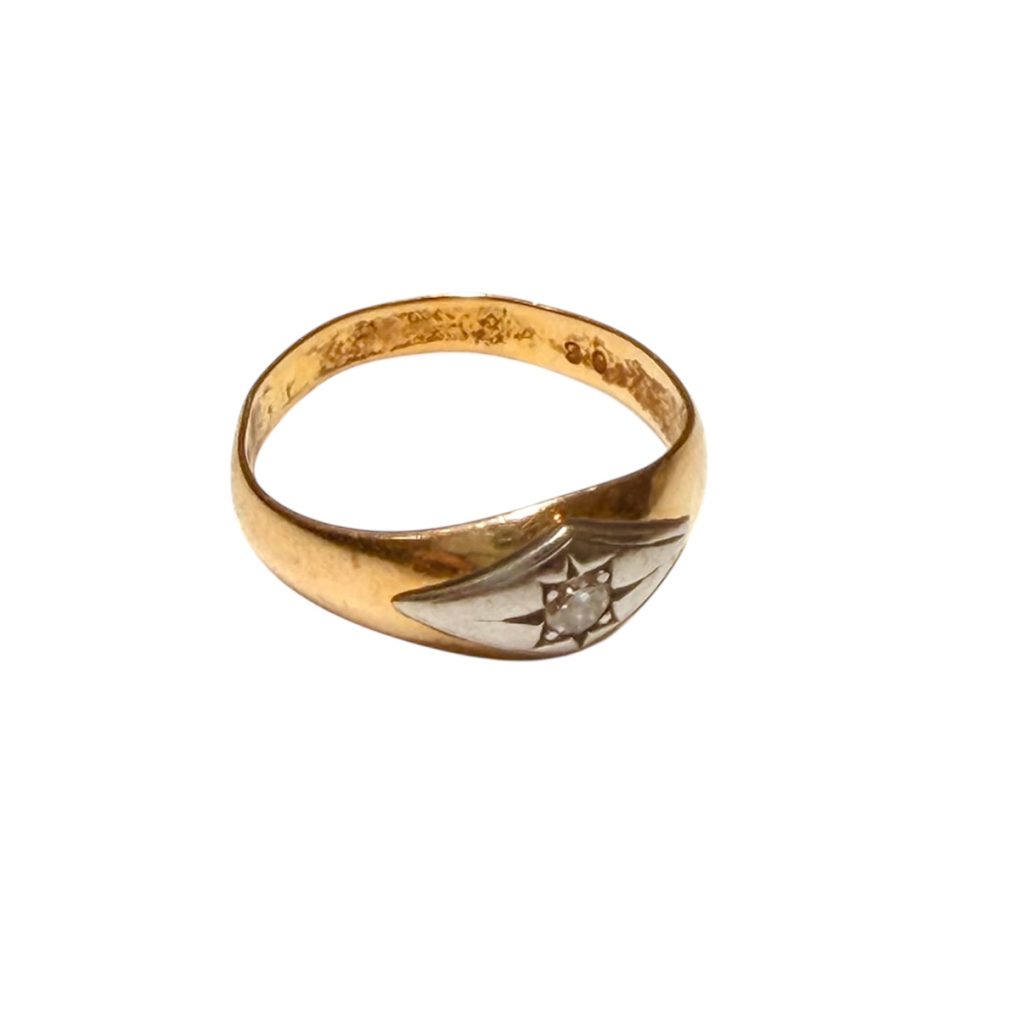 K18/Pt850 リング 指輪