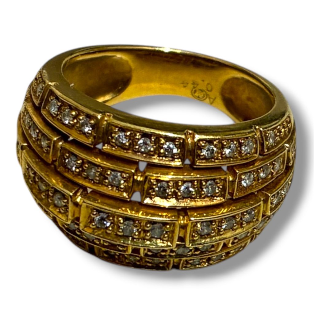 K18（18金）ダイヤモンドリング 　札幌市白石区菊水