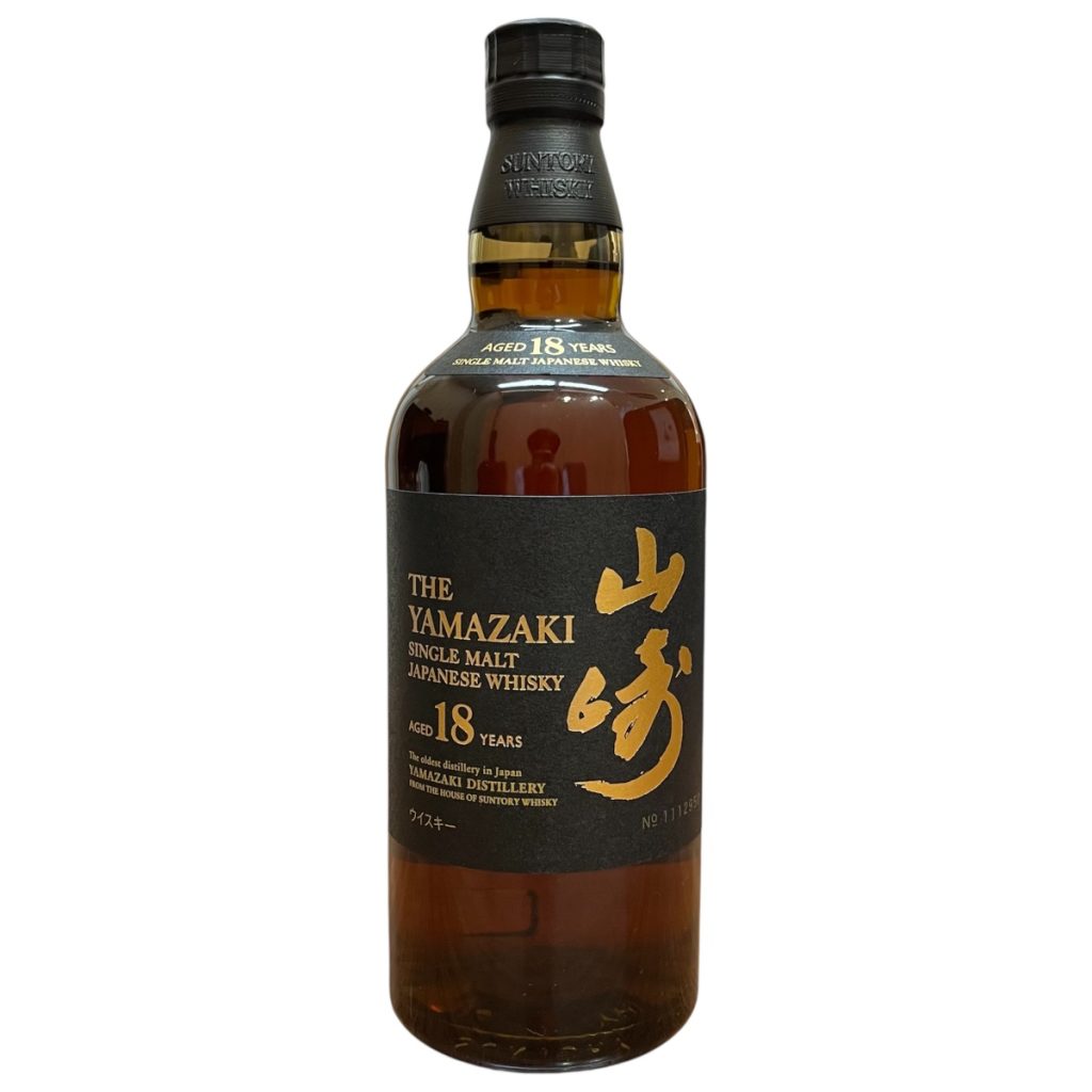 山崎18年 サントリー シングルモルトウイスキー 700ml 箱なし