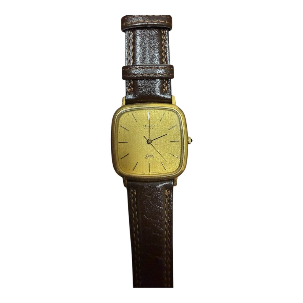 CITIZEN EXCEED（シチズン エクシード） ゴールド文字盤 腕時計