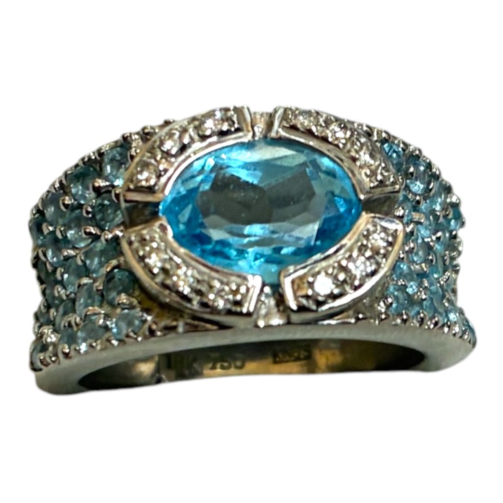 K18 ホワイトゴールドリング　札幌市白石区菊水