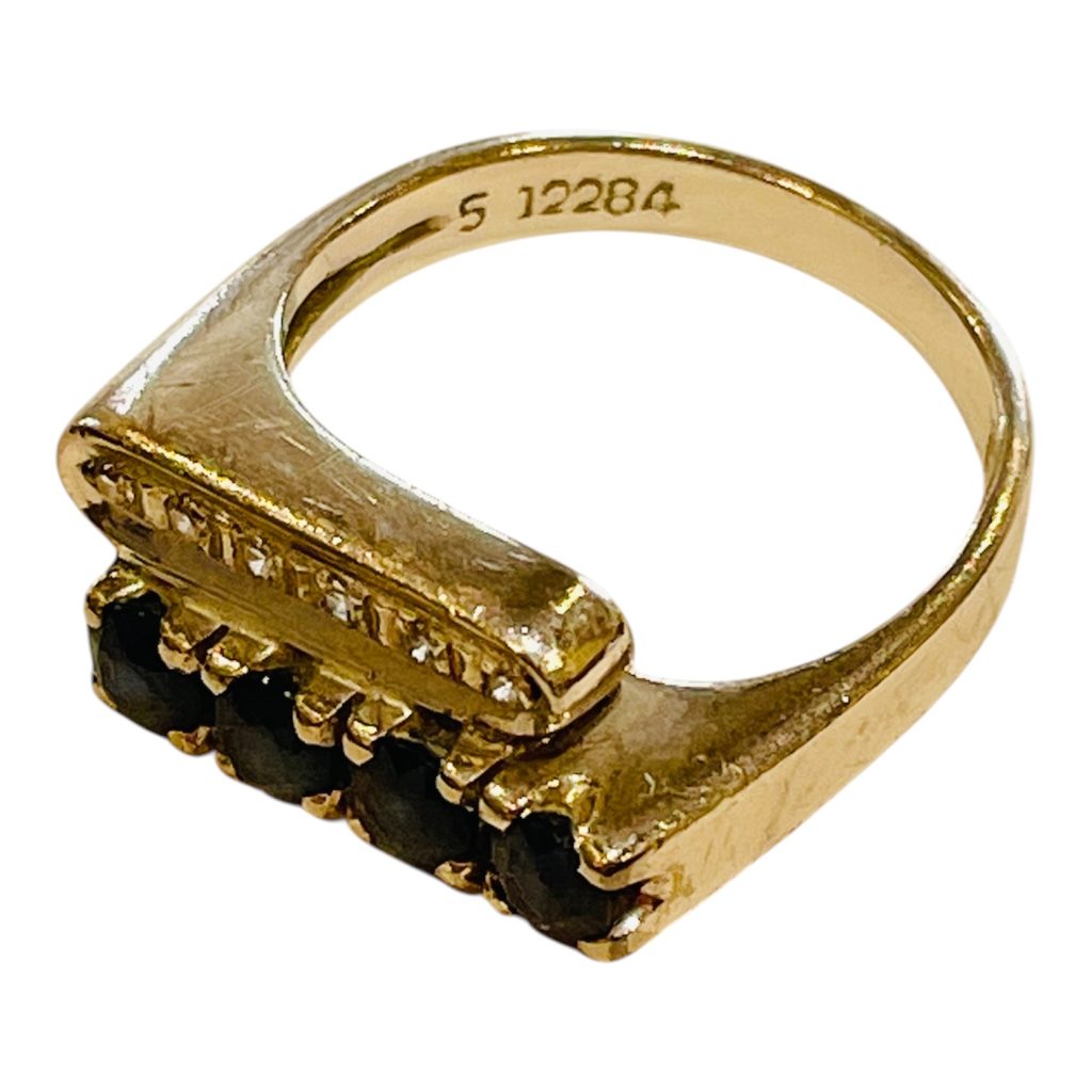 【貴金属】Pt850 (プラチナ850) サファイヤ付きリング　アクセサリー　ジュエリー