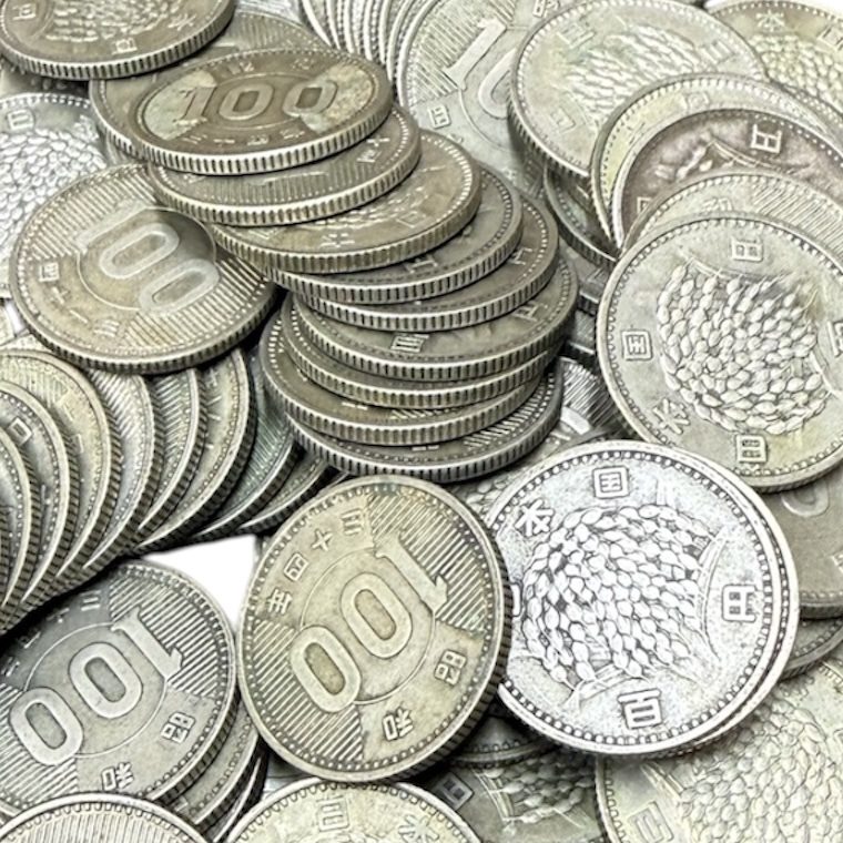 100円銀貨（鳳凰・稲穂・オリンピック）複数枚まとめ