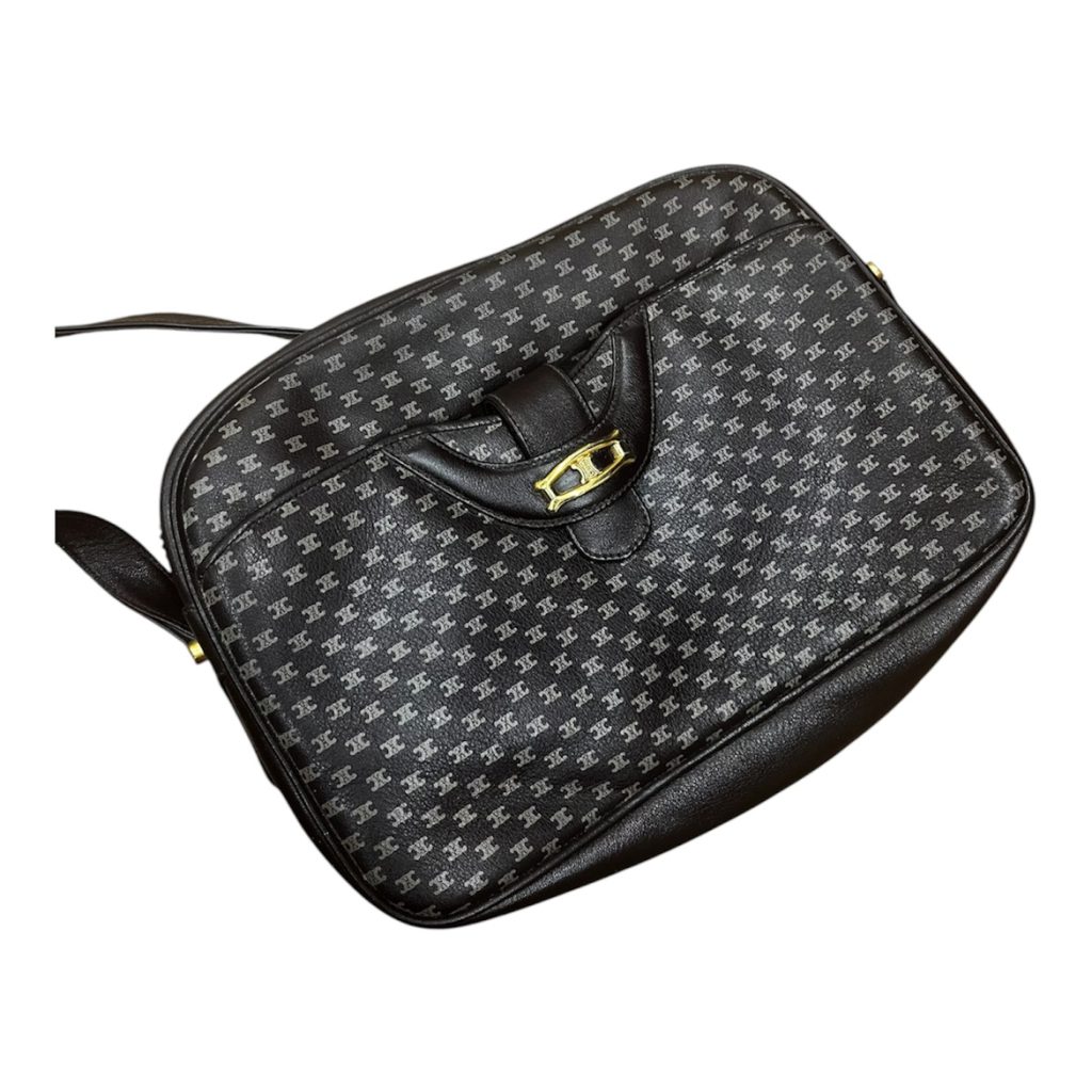 CELINE セリーヌ マカダム柄 ショルダーバッグ