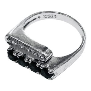 【貴金属】Pt850 (プラチナ850) サファイヤ付きリング　アクセサリー　ジュエリー