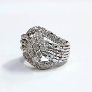 プラチナ (Pt900) リング メレ ダイヤ 1.50ct 宝飾品 指輪 ジュエリー 高価買取 | 根室市