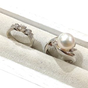 【Pt900ジュエリーまとめ】プラチナ900・メレダイヤ・パール・リング・貴金属・アクセサリー