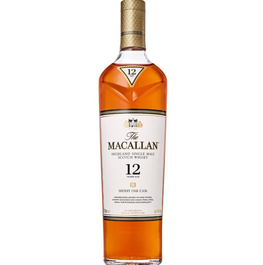 ウィスキー　ザ・マッカラン12年　お酒　箱
