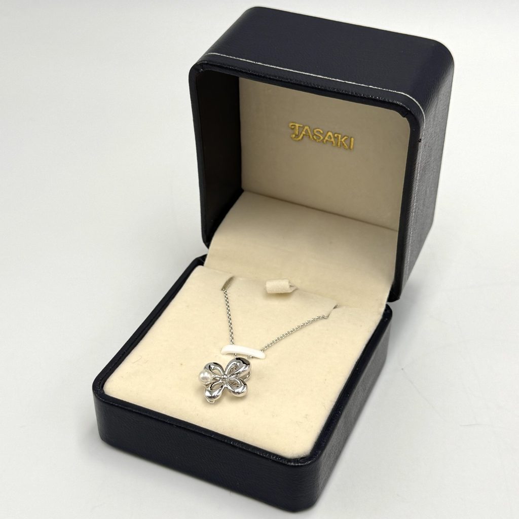 TASAKI タサキ 淡水パール フラワーモチーフ ネックレス 査定無料 高価買取｜前橋市文京町