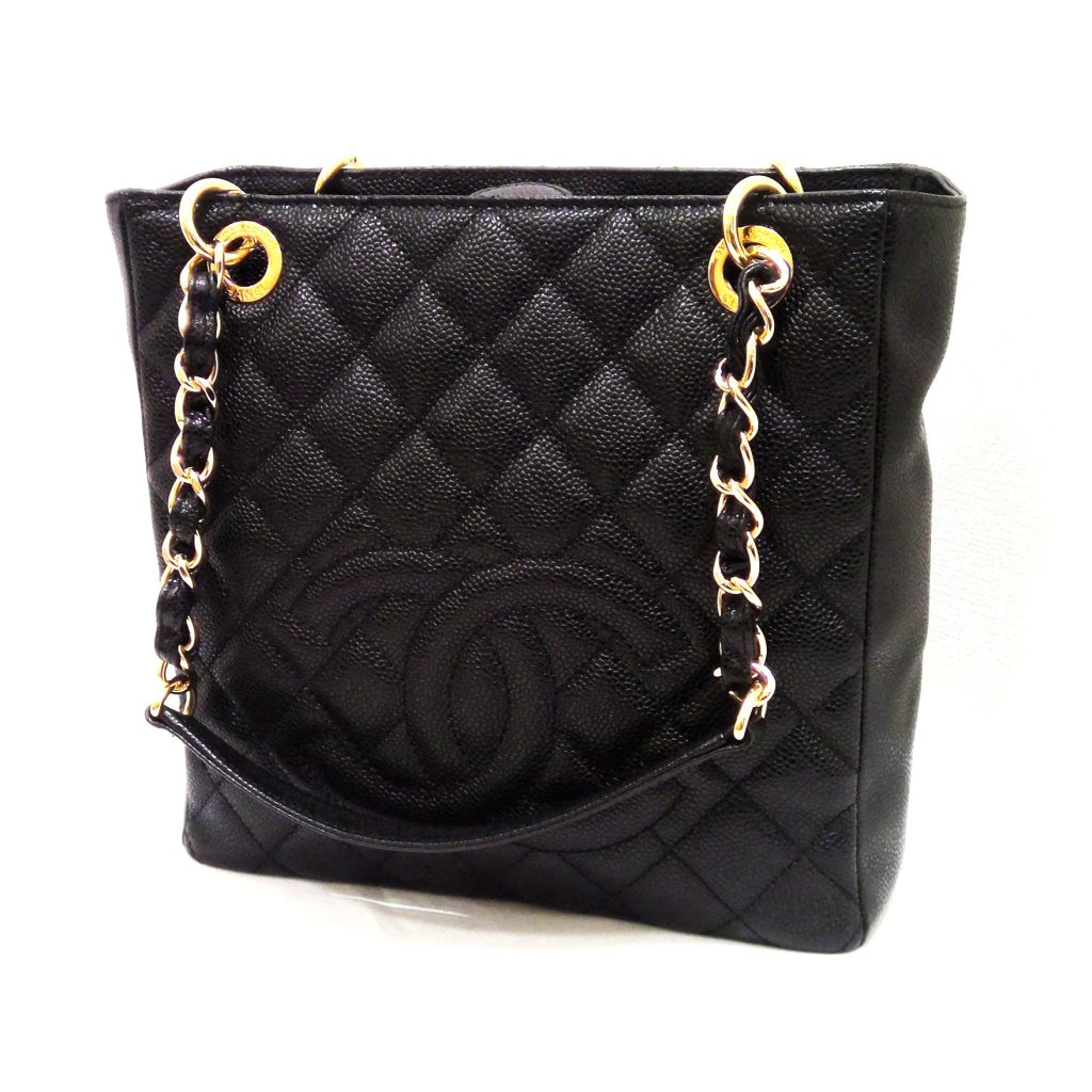 CHANEL キャビアスキン トートバッグ