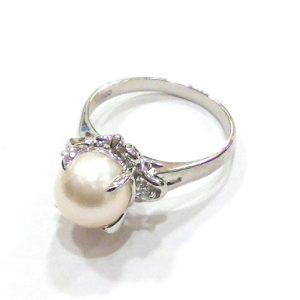 Pt900 パールリング