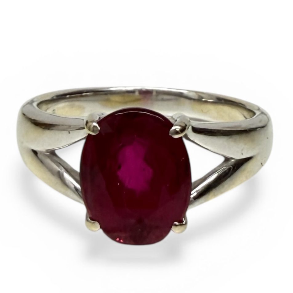 Pt900 ルビーリング