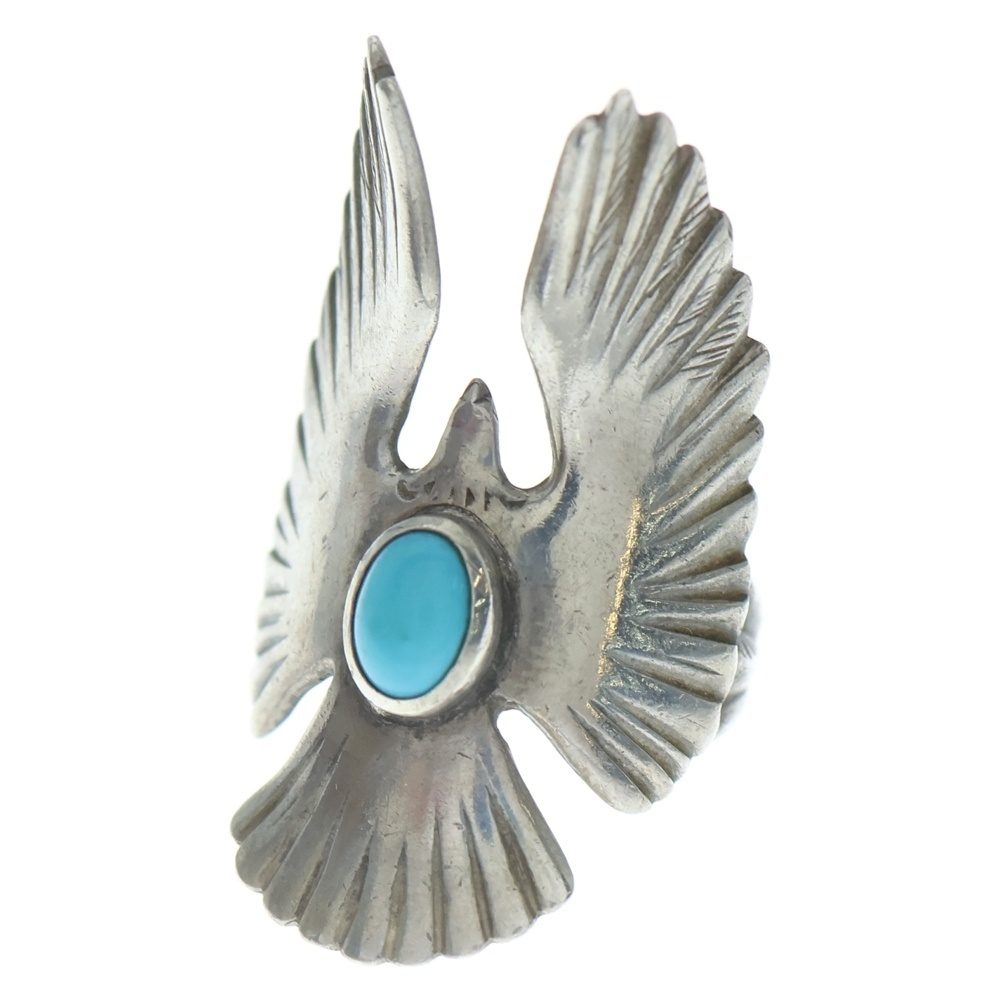 goro’s ゴローズ ターコイズイーグルリング シルバー/ゴールド BGA137