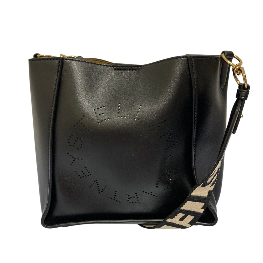 STELLA McCARTNEY ステラマッカートニー ミニ スクエア クロスボディバッグ ショルダーバッグ ブラック