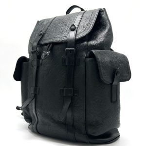 LOUIS VUITTON ルイヴィトン クリストファー モノグラム トリヨン バックパック リュック ブラック