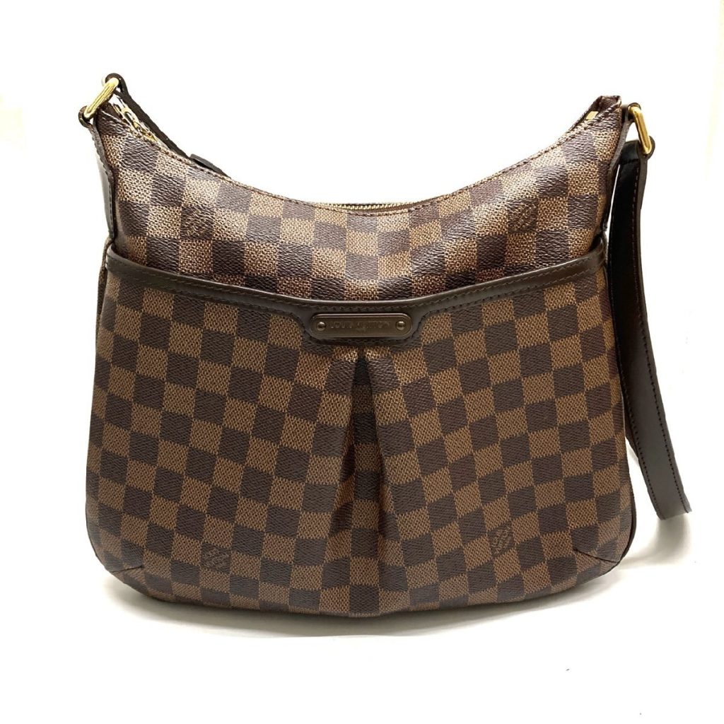 ルイヴィトン N42251 ブルームズベリPM ダミエ キャンバス エベヌ レザー ショルダー クロスボディ バッグ